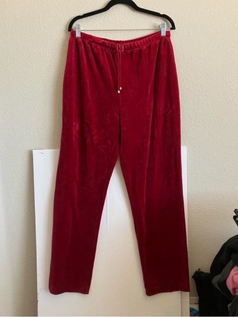 Liz Claiborne Burgundy Velvet Lounge Pants